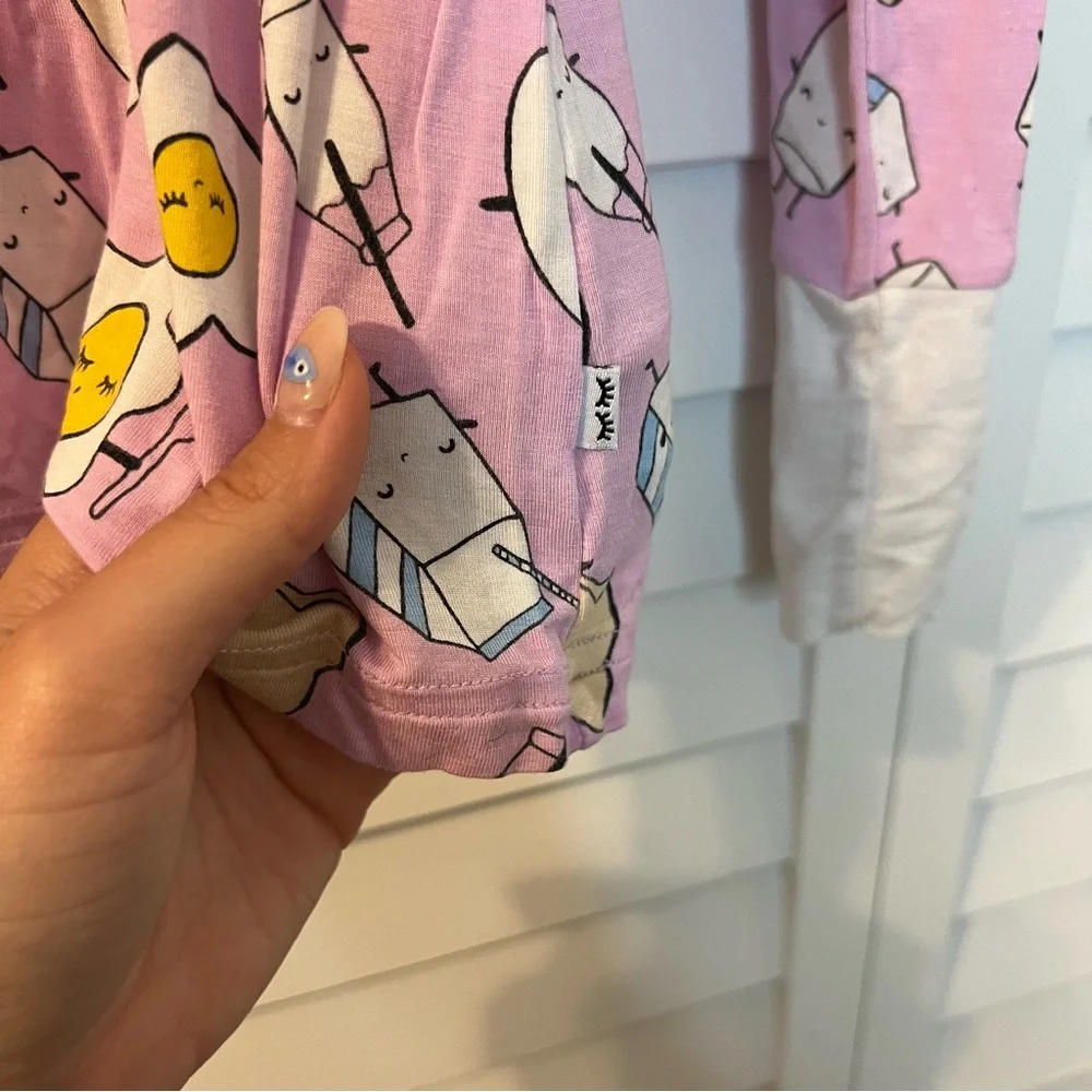 Little Sleepies Egg Print Pajama Top - Picture 5 of 6